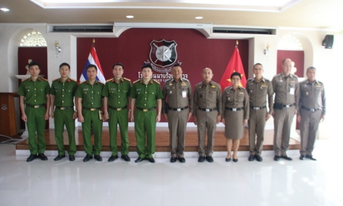 Đoàn đại biểu Học viện CSND sang thăm và làm việc tại Học viện Cảnh sát Hoàng gia Thái lan
